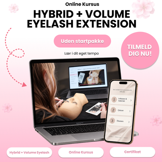 Hybrid & Volume Lash Extensions Online Course course