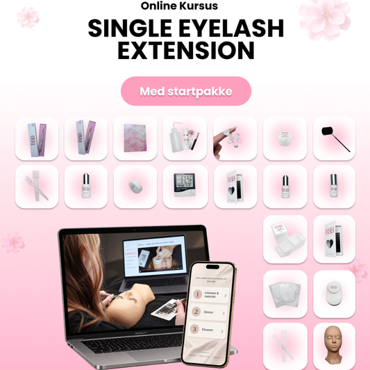 Single Lash Extension Online Course – Starter Kit Option course