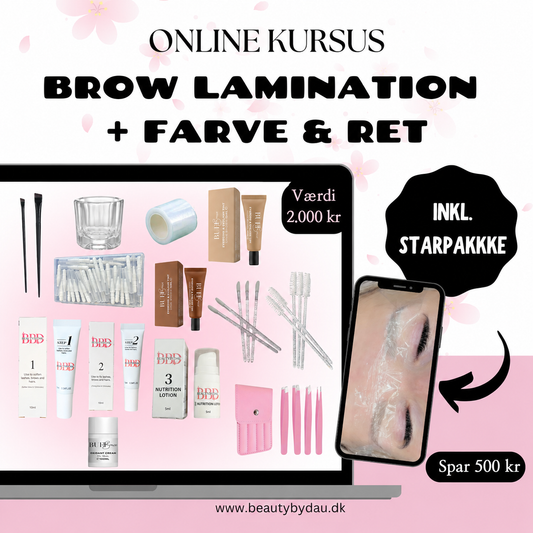 Brow Lamination Kursus - inkl. startpakke