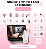 Kurs i singel- och Y-fransförlängning – inkl. startpaket