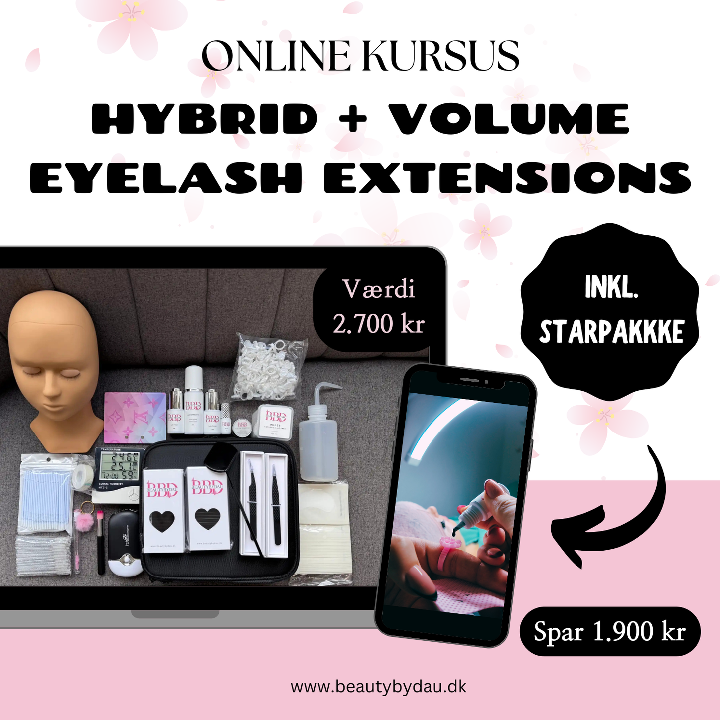 Hybrid + Volume Eyelash Extension Course 