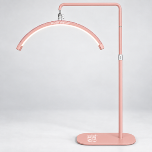 Pink Premium Moonlight-lampe fra BeautyByDau – helbillede forfra