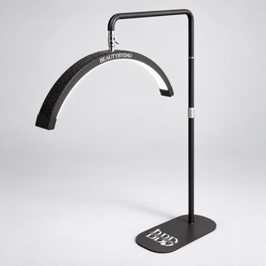 Sort Premium Moonlight-lampe – helbillede skråt fra siden