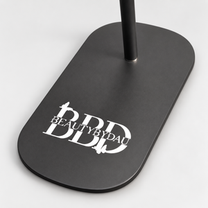 Sort Premium Moonlight-lampe – fod med hvidt BBD-logo